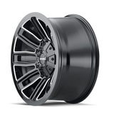 Mayhem 8108 Decoy 20x9 / 8x165.1 BP / 18mm Offset / 130.8mm Hub Black w/ Milled Spokes Wheel