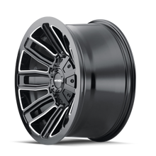 Load image into Gallery viewer, Mayhem 8108 Decoy 20x9 / 8x165.1 BP / 0mm Offset / 130.8mm Hub Black w/ Milled Spokes Wheel