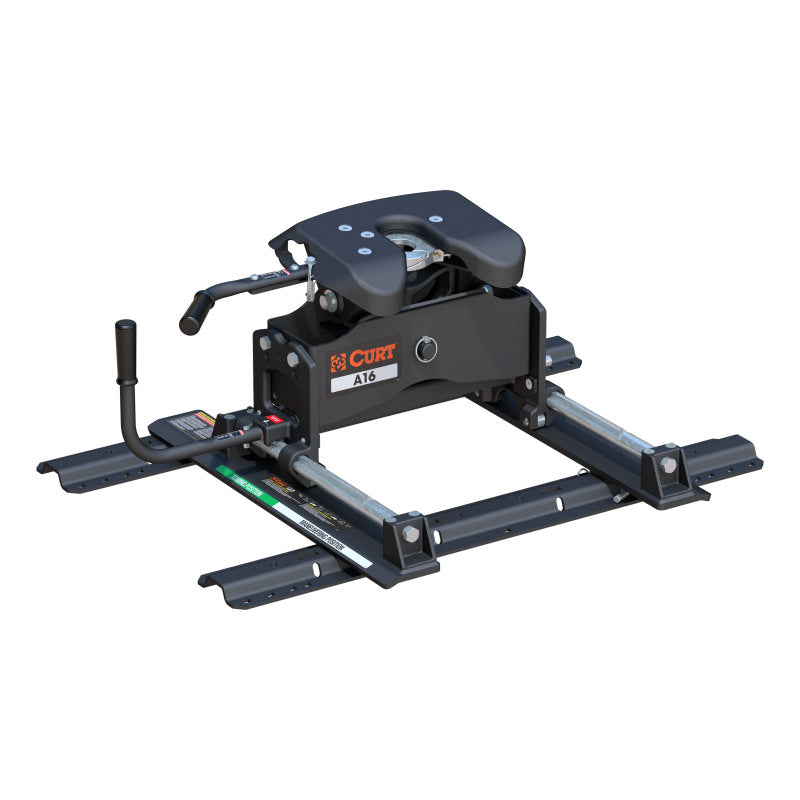 Curt A16 5th Wheel Hitch w/Roller & Rails