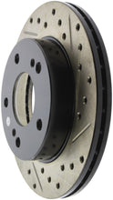 Load image into Gallery viewer, StopTech 94-96 Nissan 240SX SportStop Slotted &amp; Drilled Front Left Rotor