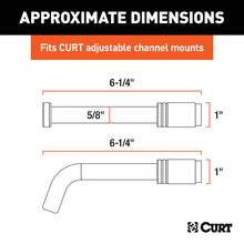 Load image into Gallery viewer, Curt Channel Mount Lock Set (5/8in Diameter)