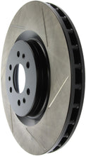 Load image into Gallery viewer, StopTech Power Slot 06-10 Cadillac Seville STS/SLS / 04-07 CTS V Front Left Slotted Rotor