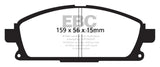 EBC 01 Infiniti Q45 4.1 Greenstuff Front Brake Pads