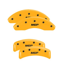 Load image into Gallery viewer, MGP 4 Caliper Covers Engraved Front &amp; Rear MGP Yellow Finish Black Char 2001 Toyota MR2 Spyder