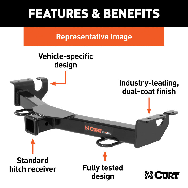 Curt 08-10 Ford F-250/F-350/F-450/F-550 Super Duty & Cab/ Front Trailer Hitch BOXED