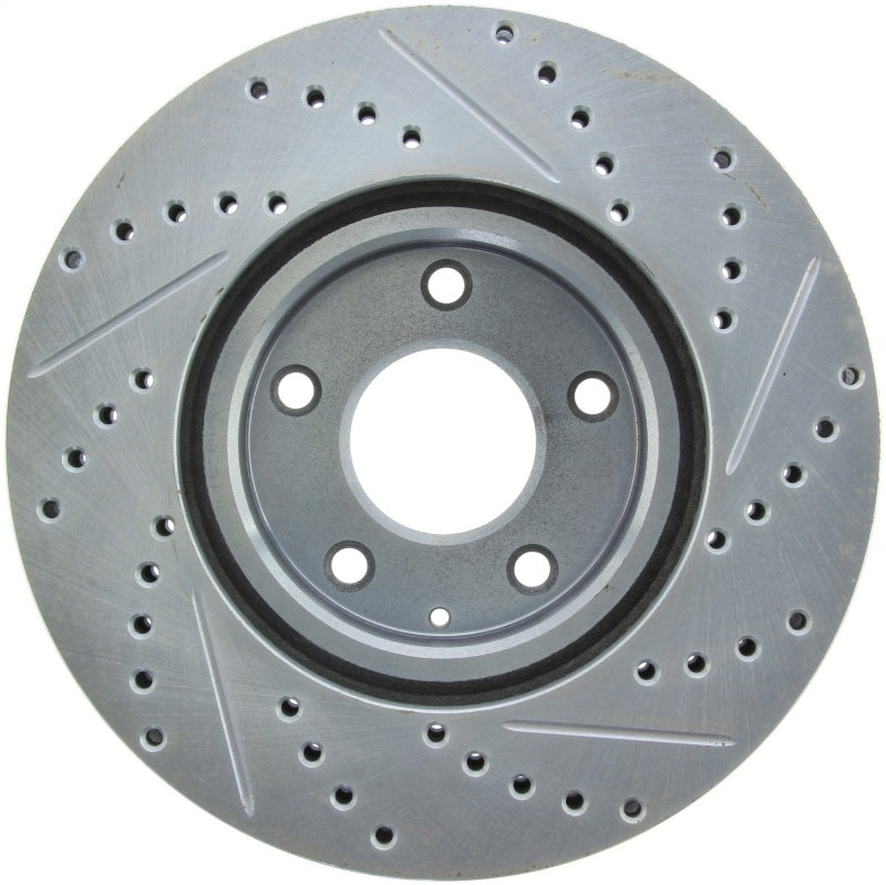 StopTech 13-15 / 17-18 Mazda CX-5 Select Sport Slotted & Drilled Front Right Rotor