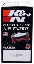 Load image into Gallery viewer, K&amp;N Replacement Air Filter 5.5in Top OD x 6in Base OD x 2.313in H for Harley-Davidson