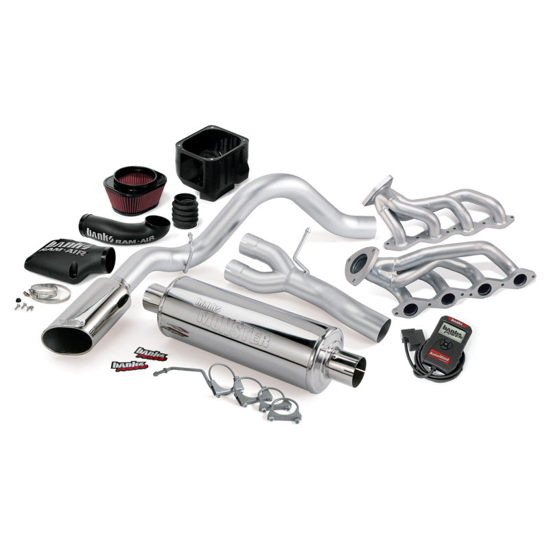 Banks Power 09 Chevy 5.3L CCSB/ECSB FFV PowerPack System - SS Single Exhaust w/ Chrome Tip - GTR Auto