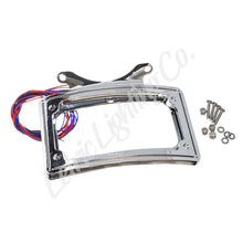 Load image into Gallery viewer, Letric Lighting 10-13 Street Glide Perfect Plate Light Chrome Curved License Plate Frame