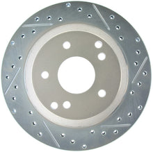 Load image into Gallery viewer, StopTech Select Sport 89-95 Chevrolet Corvette Slotted and Drilled Left Rear Rotor