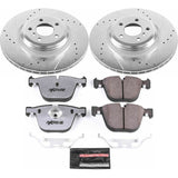 Power Stop 10-15 BMW 760Li Rear Z26 Street Warrior Brake Kit