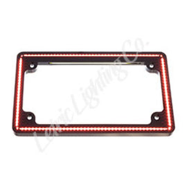 Letric Lighting Perfect Plate Light License Plate Frame Black