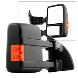 xTune Ford Superduty 99-14 Manual Extendable Manual Adjust Mirror Amber- Right MIR-FDSD08S-MA-AM-R