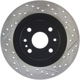 StopTech 01-05 Miata MX-5 Hard Suspension / 04-05 MX-5 MazdaSpeed SportStop Slotted & Drilled Left