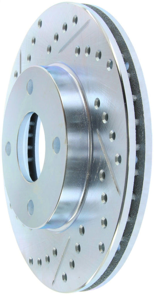 StopTech Select Sport Drilled & Slotted Rotor - Front Left