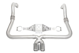 SOUL 17+ Porsche 718 Cayman / Boxster Performance Exhaust - Manual - Pol. Chrome Dual Wall Tips