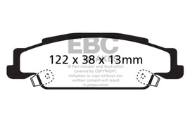 EBC 05-08 Pontiac Grand Prix 5.3 Ultimax2 Rear Brake Pads