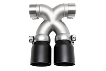 Load image into Gallery viewer, SOUL 17+ Porsche 718 Cayman / Boxster Bolt-On X-Pipe w/ Tips - Straight Cut Satin Black Tips