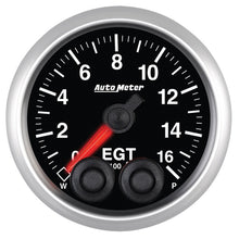 Load image into Gallery viewer, Autometer Elite 52mm 0-1600F EGT Peak &amp; Warn w/ Electronic Control Gauge