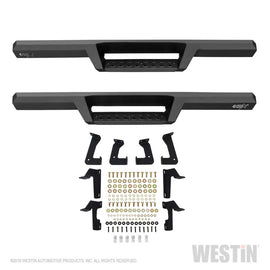 Westin 18-20 Jeep Wrangler JL 2DR HDX Drop Nerf Step Bars - Textured Black - GTR Auto