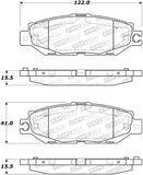 StopTech Street Brake Pads - Rear