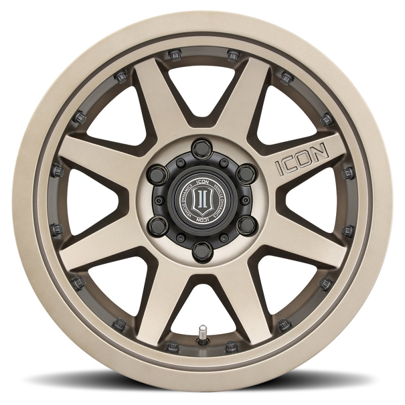 ICON Rebound Pro 17x8.5 6x5.5 25mm Offset 5.75in BS 93.1mm Bore Bronze Wheel