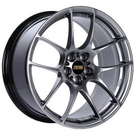 BBS RF 18x9 5x100 ET45 Diamond Black Wheel -70mm PFS/Clip Required