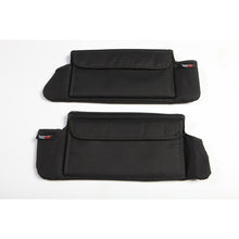 Load image into Gallery viewer, Rugged Ridge Sun Visor Organizers Black 07-09 Jeep Wrangler JK