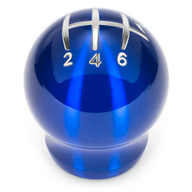 Raceseng Contour Shift Knob (Gate 2 Engraving) 1/2in.-20 Adapter - Blue Translucent