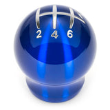 Raceseng Contour Shift Knob (Gate 2 Engraving) 9/16in.-18 Adapter - Blue Translucent