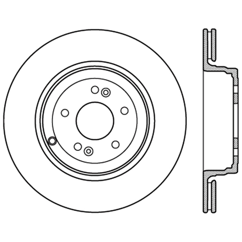 Stoptech 10 Hyundai Genesis Coupe Track Rear Performance Cryo Rotor