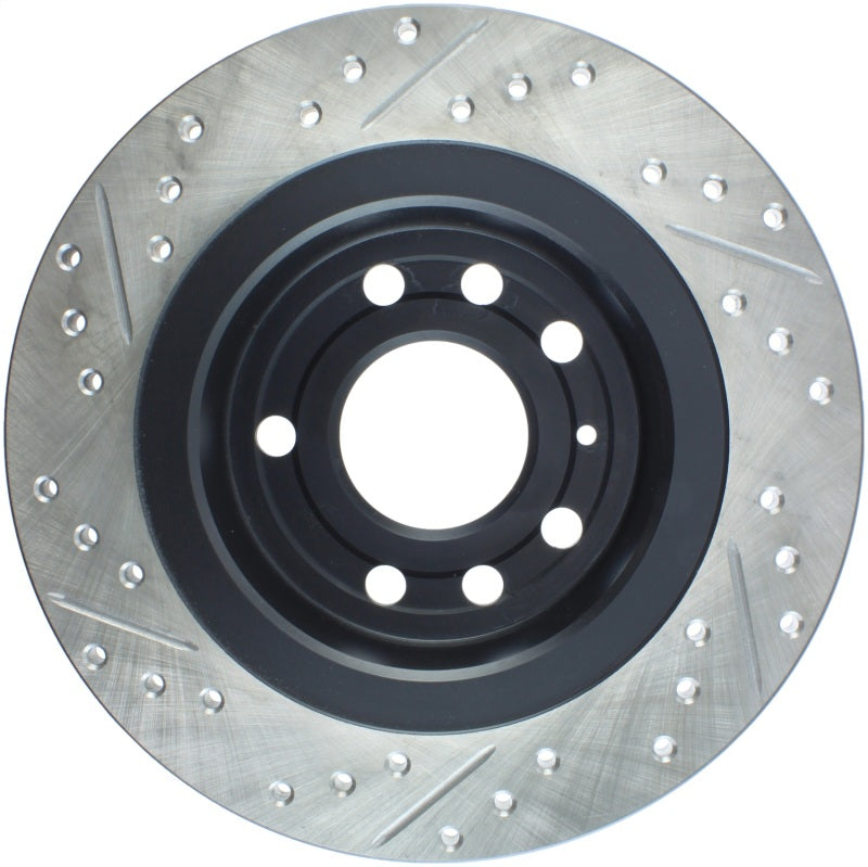 StopTech 03-12 Saab 9-3/9-3X Slotted & Drilled Left Rear Rotor