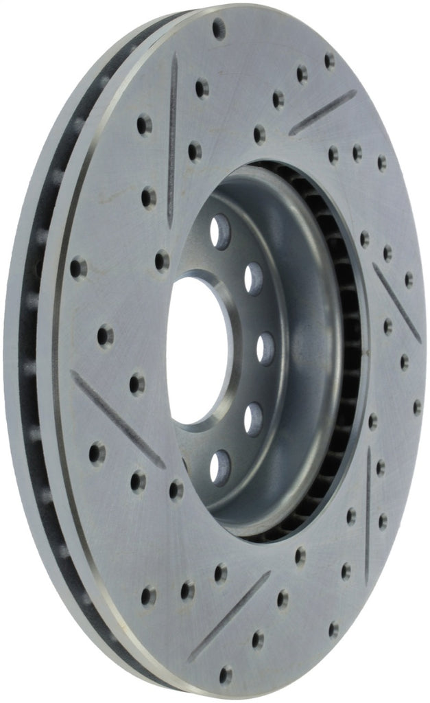 StopTech Select Sport 05-16 Volkswagen Jetta Slotted and Drilled Left Front Rotor