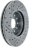 StopTech Select Sport 05-16 Volkswagen Jetta Slotted and Drilled Left Front Rotor