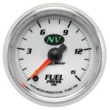 AutoMeter Gauge Fuel Pressure 2-1/16in. 15PSI Digital Stepper Motor NV