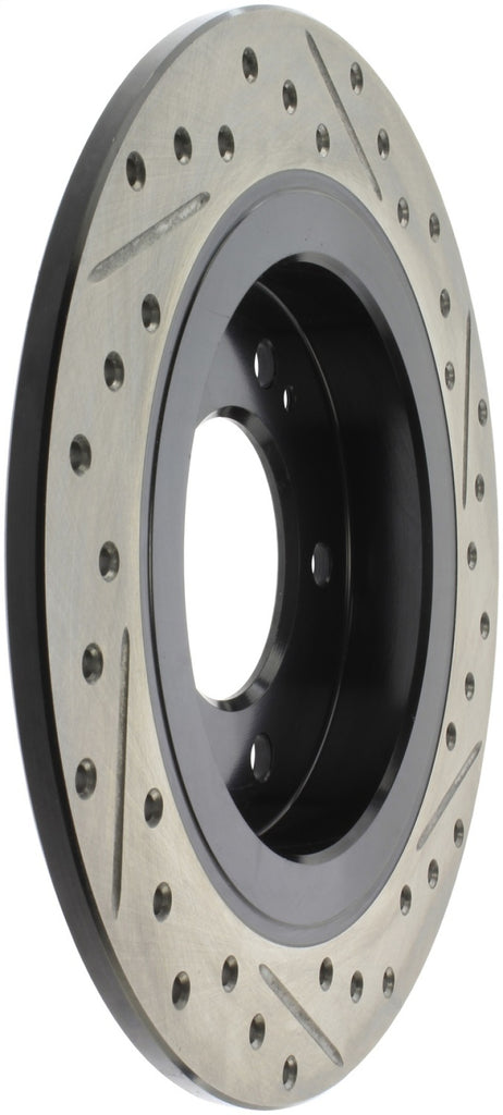 StopTech 13-18 Kia Optima SportStop Slotted & Drilled Rear Right Rotor