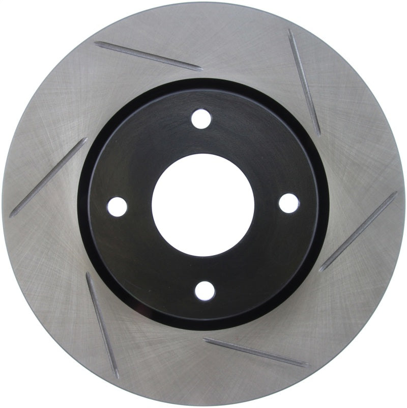 StopTech Power Slot 07-09 Nissan Sentra 2.0L/Versa / 10 Cube SportStop Front Slotted Left Rotor