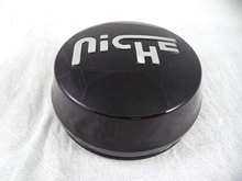 Load image into Gallery viewer, NICHE .9&quot;TALL 3&quot;ORINGCAP GL-BLK/SIL LOGO