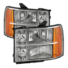 Load image into Gallery viewer, xTune GMC Sierra 07-13 Crystal Headlights Chrome HD-JH-GSIE07-AM-C