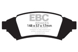 EBC 04 Pontiac Grand Prix 3.8 Greenstuff Front Brake Pads