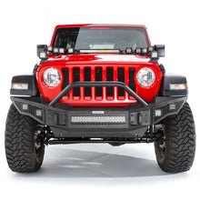 Load image into Gallery viewer, Go Rhino 07-20 Jeep Wrangler JL/JLU/JK/JKU/Gladiator JT Rockline Full Width Bumper w/ Overrider - GTR Auto