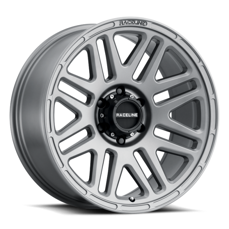 Raceline 944GS Outlander 20x9in / 8x165.1 BP / 12mm Offset / 125.2mm Bore - Greystone Wheel