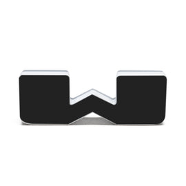 ORACLE Lighting Universal Illuminated LED Letter Badges - Matte Blk Surface Finish - W