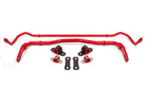 BMR 08-19 Dodge Challenger Front/Rear Hollow 38mm/25mm Sway Bar Kit w/ Bushings - Red
