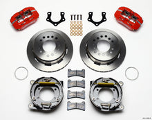 Load image into Gallery viewer, Wilwood Dynapro Low-Profile 11.00in P-Brake Kit - Red Mopar/Dana 2.36in Off w/Snap Ring Bearing