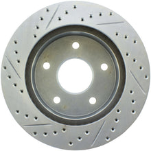 Load image into Gallery viewer, StopTech 00-01 Dodge Ram 1500 4WD Sport Slotted &amp; Drilled Front Left Rotor