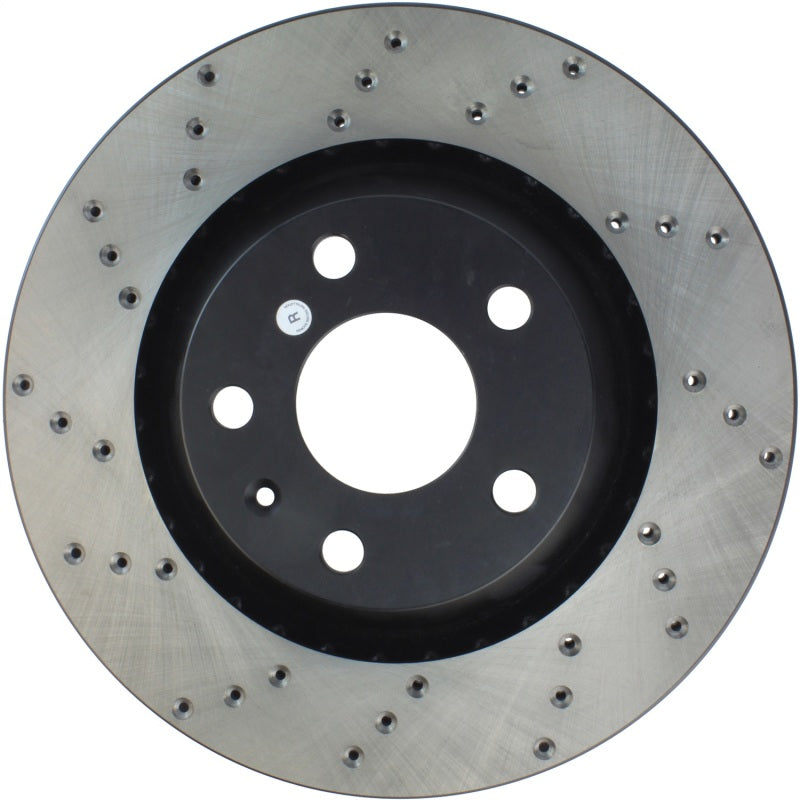 StopTech 08-15 Audi TT Quattro Rear Right Drilled Sport Cryo Brake Rotor