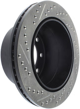 Load image into Gallery viewer, StopTech 04-09 Silverado 3500 4WD/06-09 2WD (Dual Rear Wheel) Slotted &amp; Drilled Left Rear Rotor