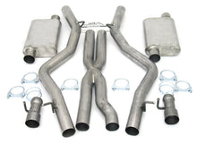 Load image into Gallery viewer, JBA 08-14 Dodge Challenger SRT8 6.1L/6.4L 409SS Dual Rear Exit Cat-Back Exhaust