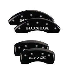 Load image into Gallery viewer, MGP 4 Caliper Covers Engraved Front Honda Engraved Rear Odyssey Black finish silver ch